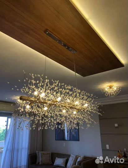 Люстра Одуванчик Подвесная Линейная Разные