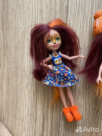 Куклы enchantimals оригинал + питомцы к ним