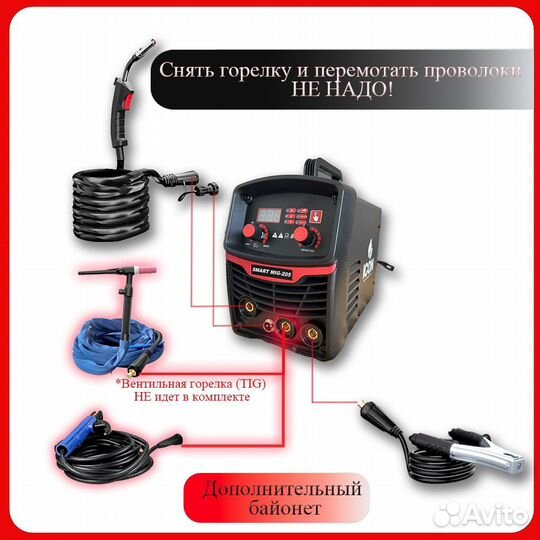 Сварочный полуавтомат без газа icon SMART 205