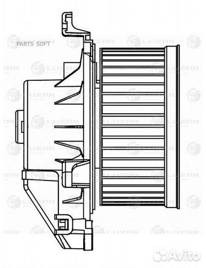 Э/вентилятор отоп. для а/м Ford Transit (13) (LFh