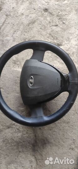 Руль priora 2 с подушкой