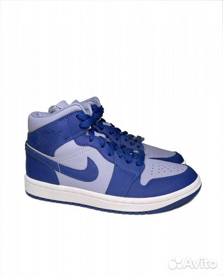 Nike Air Jordan 1 Mid Iron Purple Deep Royal