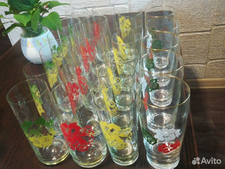 Тонкие стаканы и фужеры для добора