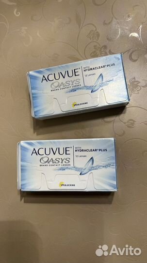 Acuvue oasys линзы 12 линз 8.4, -7.50