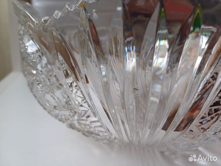 Хрустальная ваза, салатница, конфетница СССР