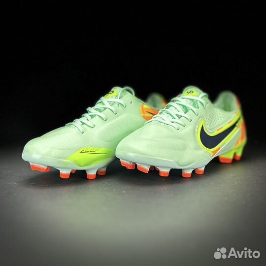 Футбольные Бутсы Nike Tiempo Legend 9 FG салатовый