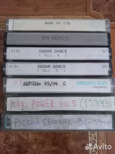 Аудиокассеты с записью