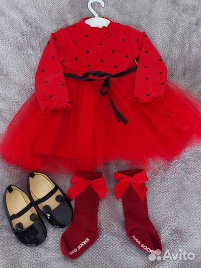 Платье для девочки 80-86