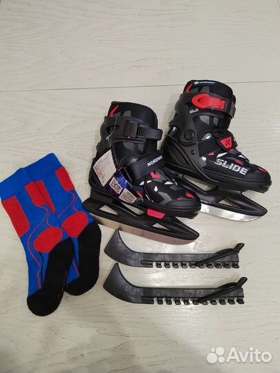 Р. 26-31 Новые Коньки раздвижные детские
