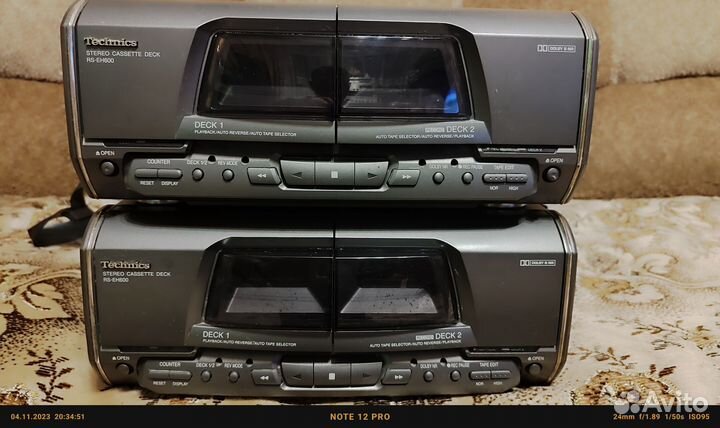Кассетная дека Technics RS EH 600