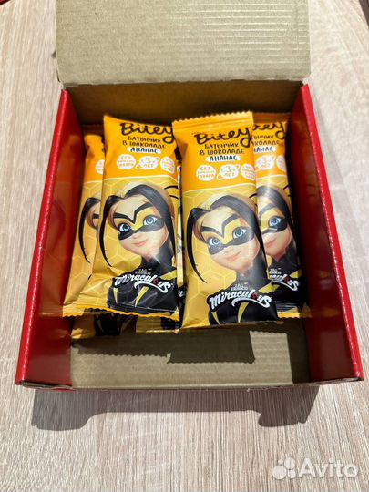 Батончик Bitey ананас (коробка 10 штук)