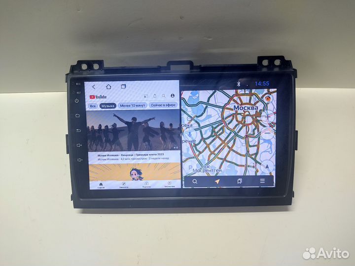 Магнитола Toyota Prado 120, 2002-2009. Android