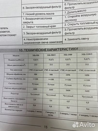 Мотоблок бензиновый ganta мб-950