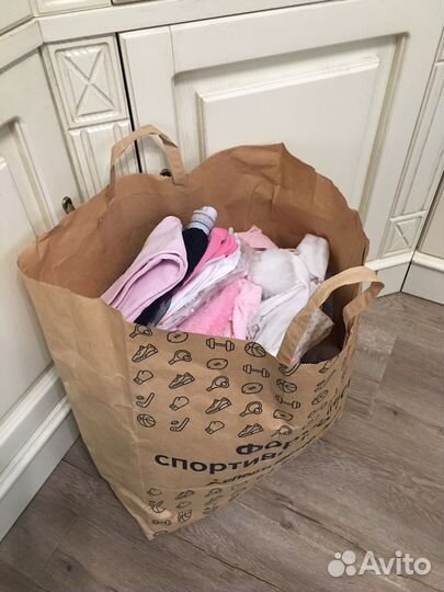 Пакет с детскими вещами 74-80