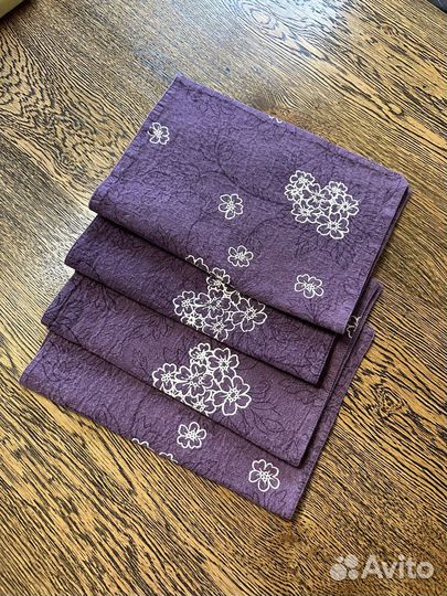 Салфетки сервировочные zara home 4 шт хлопок