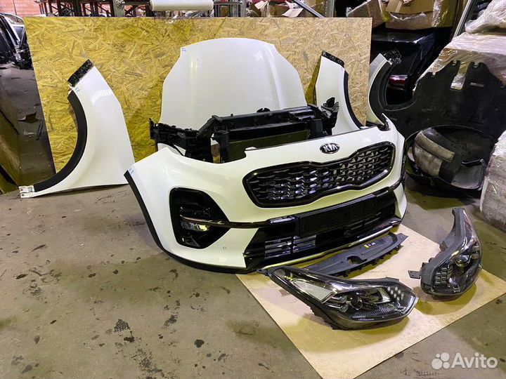 Kia Sportage 4 2018-2022 морда в сборе