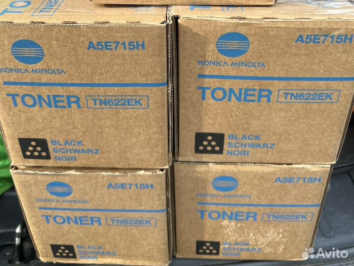 TN-622 TN-622Y TN-622C TN-622K для Konica