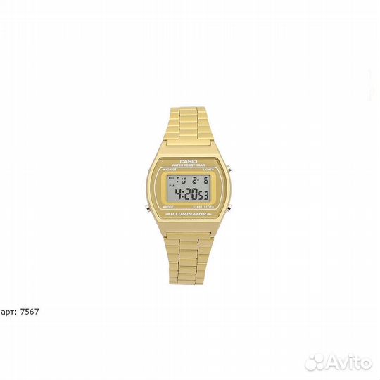 Часы Casio золотые