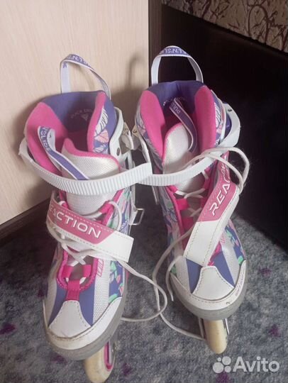 Роликовые коньки раздвижные 31-36 размер