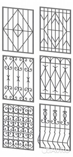 Решетки сварные на окна, балконы и лоджии