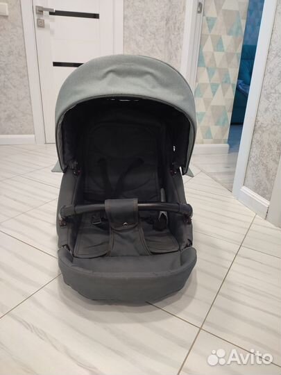 Коляска 2 в 1 Riko Basic Bella, Cерый - Графит