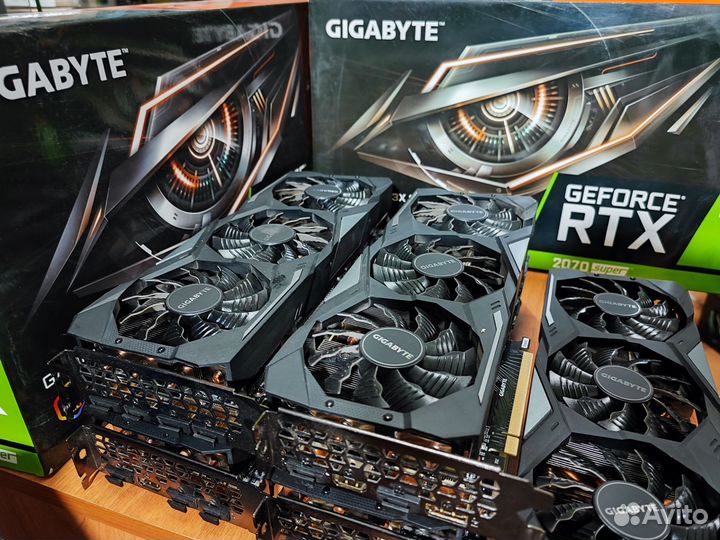 Видеокарта RTX 2070 super 8gb Gigabyte windforce3x