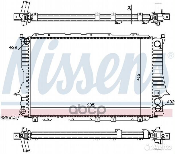 Радиатор 60459 Nissens
