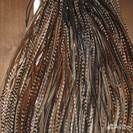 Наращивание перьев в волосы