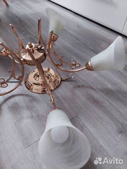 Люстра подвесная потолочная бу