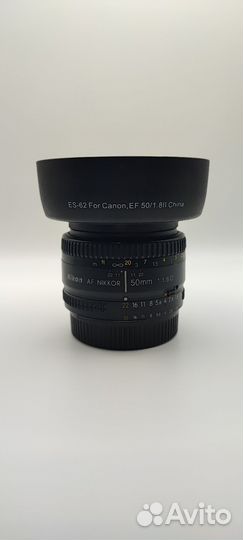 Объектив Nikkor 50mm 1:1.8 D