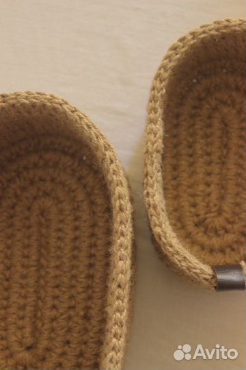 Корзина из джута овальные