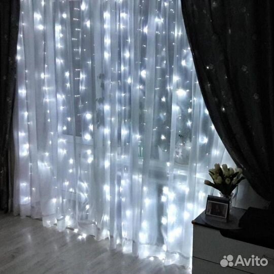 Гирлянда штора Киров в наличии №*9*5*3*7-2