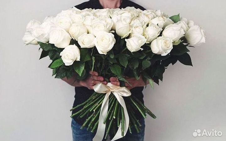 Розы высокие Доставка цветов