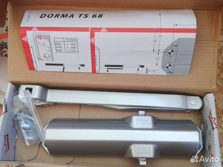 Доводчики дверей Dorma TS68 EN 2/3/4