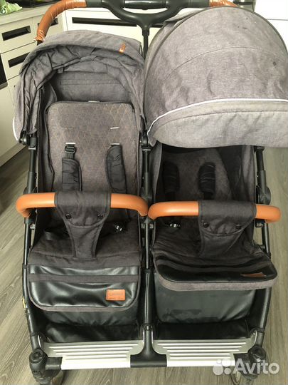 Коляска для двойни прогулочная