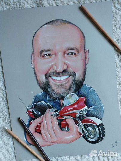 Портреты, шаржи, подарочные бутылки