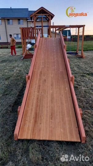 Новые качели, детская площадка Савушка 4 Сезона 7