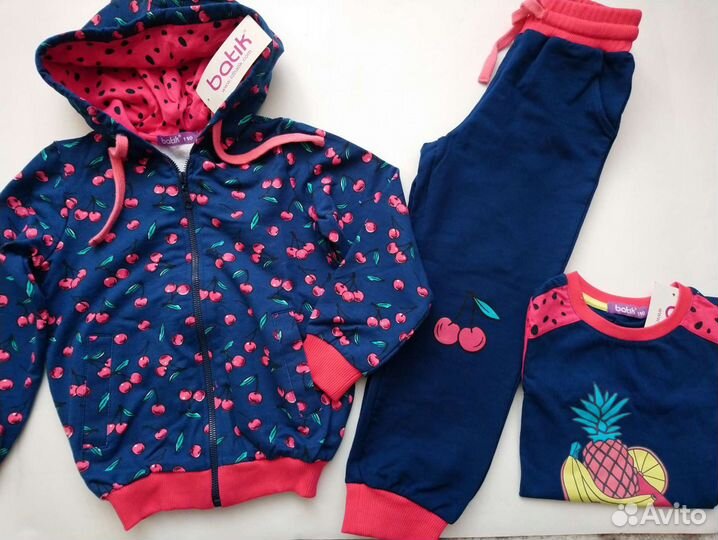 Спортивный костюм для девочки рост 110
