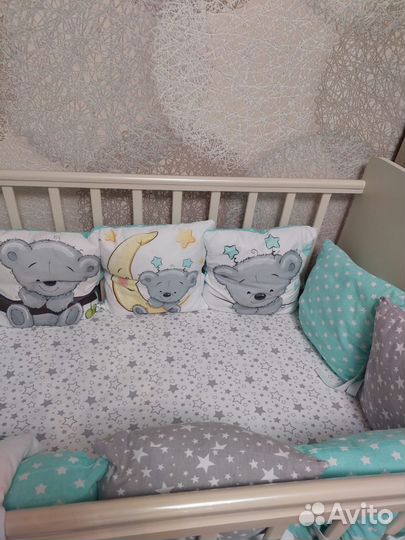 Бортики в детскую кроватку