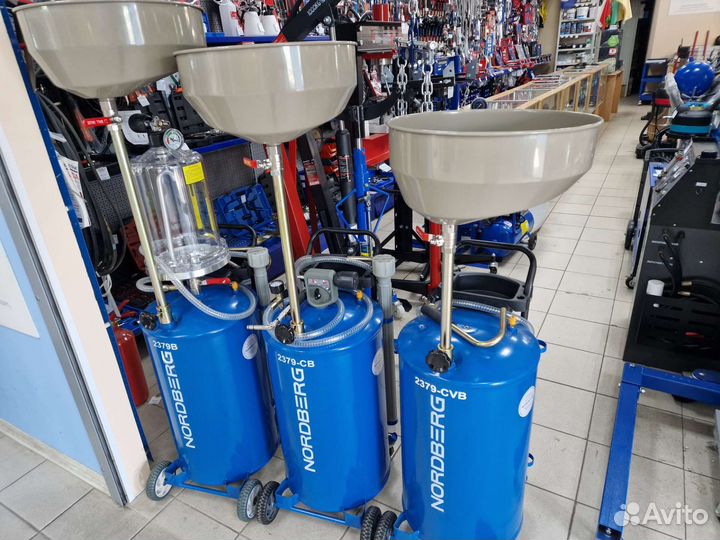 Установка для сбора масла пневматическая - торг