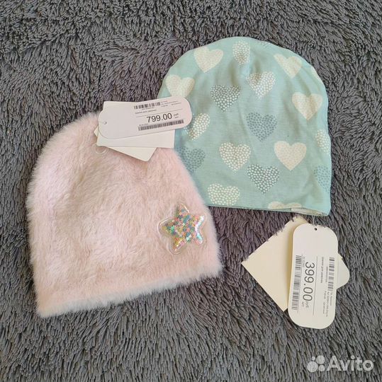 Шапки новые для девочки