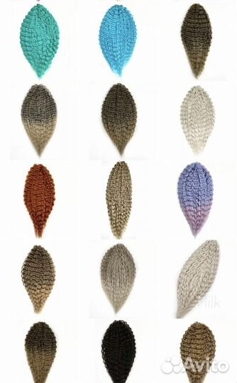 Материал для плетения афролоконы афрокудри ариэль