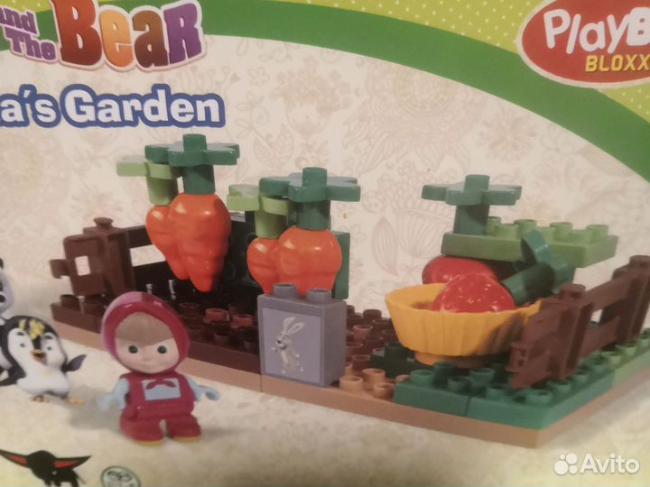 Конструктор Маша и медведь домик Маши