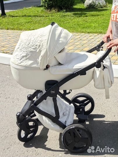 Коляска Junama Enzo Go 2 в 1, эко-кожа