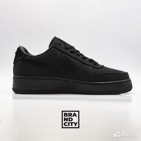 Nike x Stussy Air Force 1 Low 'Triple Black'