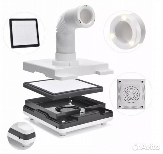 Пылесос шлифовальный c всасывающей турбиной