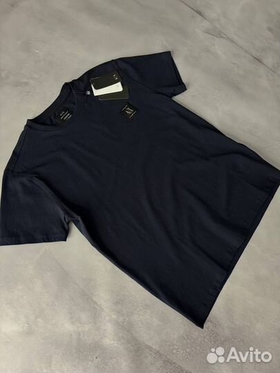 Футболка Armani Exchange синяя мужская