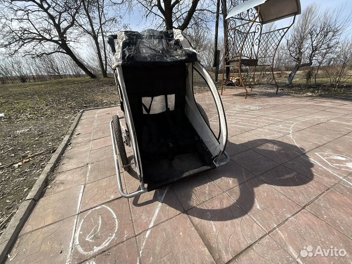Детский велоприцеп