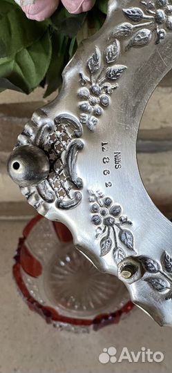 Антикварная вазочка/набор для специй/горчичница