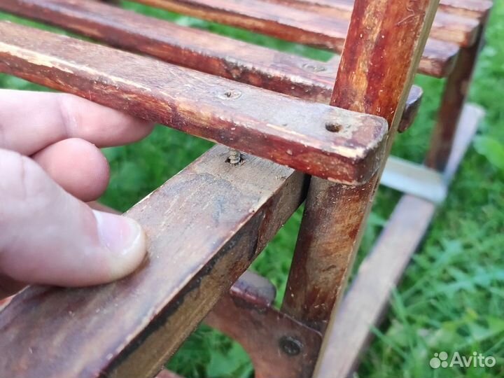 Деревянные детские санки СССР